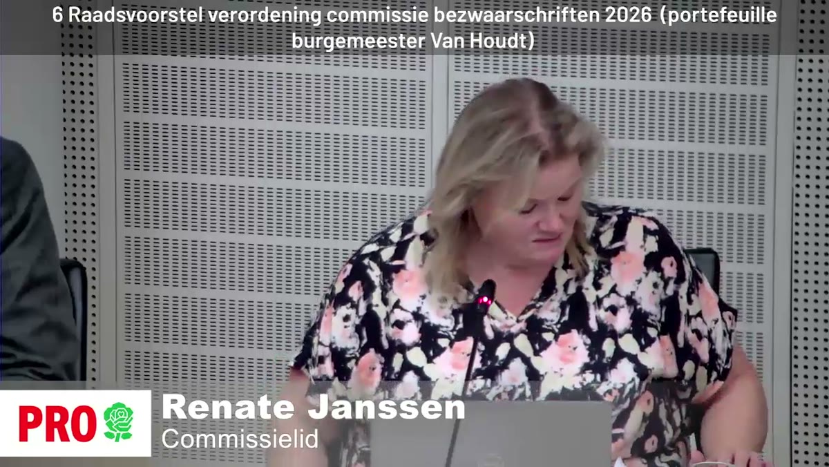 Beeld uit de opname van de commissie abzm van Rijssen-Holten