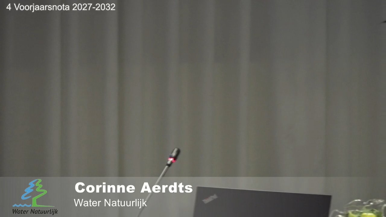 Beeld uit de opname van de algemeen bestuur van Waterschap De Dommel