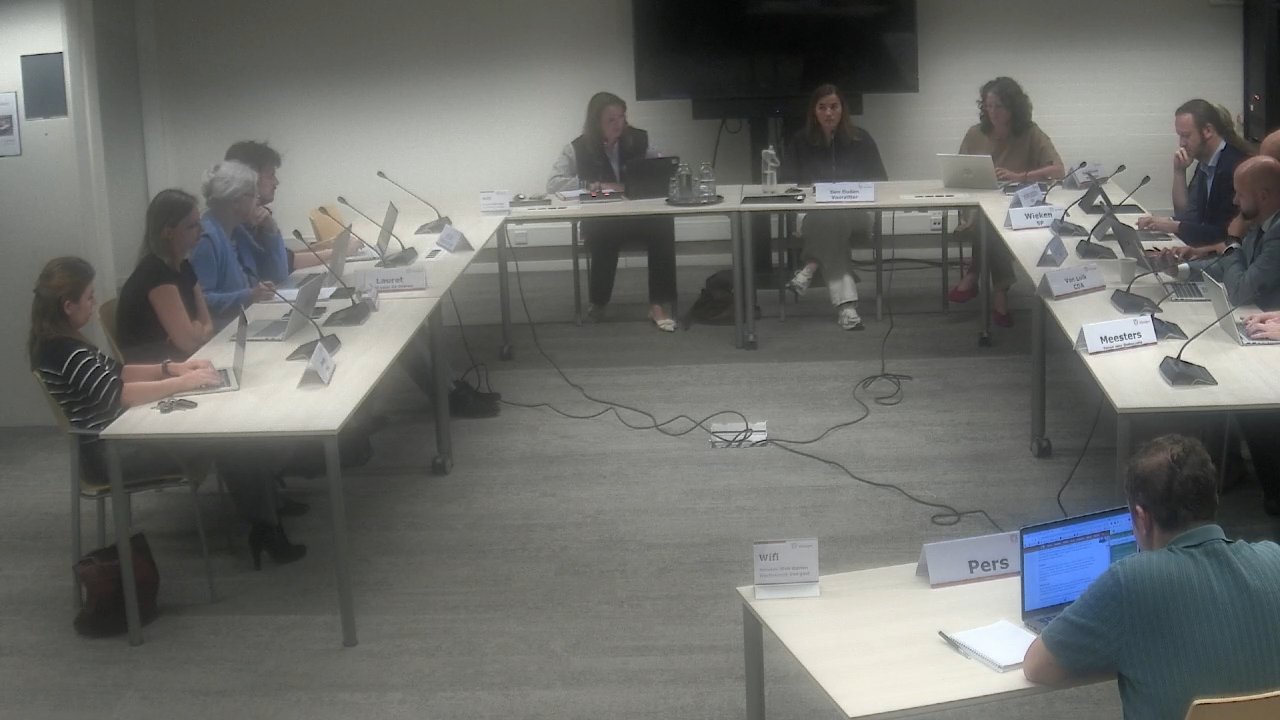 Beeld uit de opname van de traianuskamer van Nijmegen