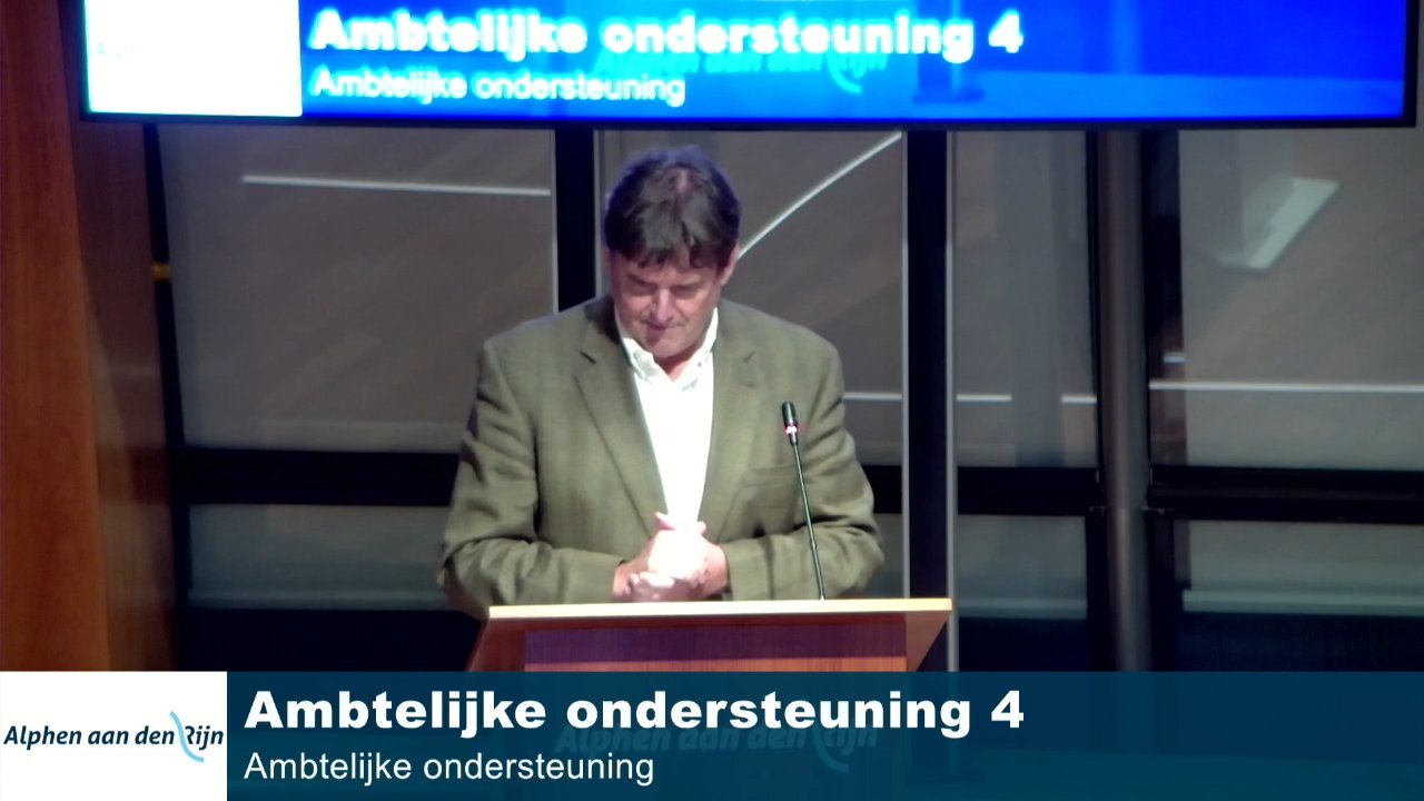 Beeld uit de opname van de rc financiën, bestuurlijk en publiek domein van Alphen aan den Rijn