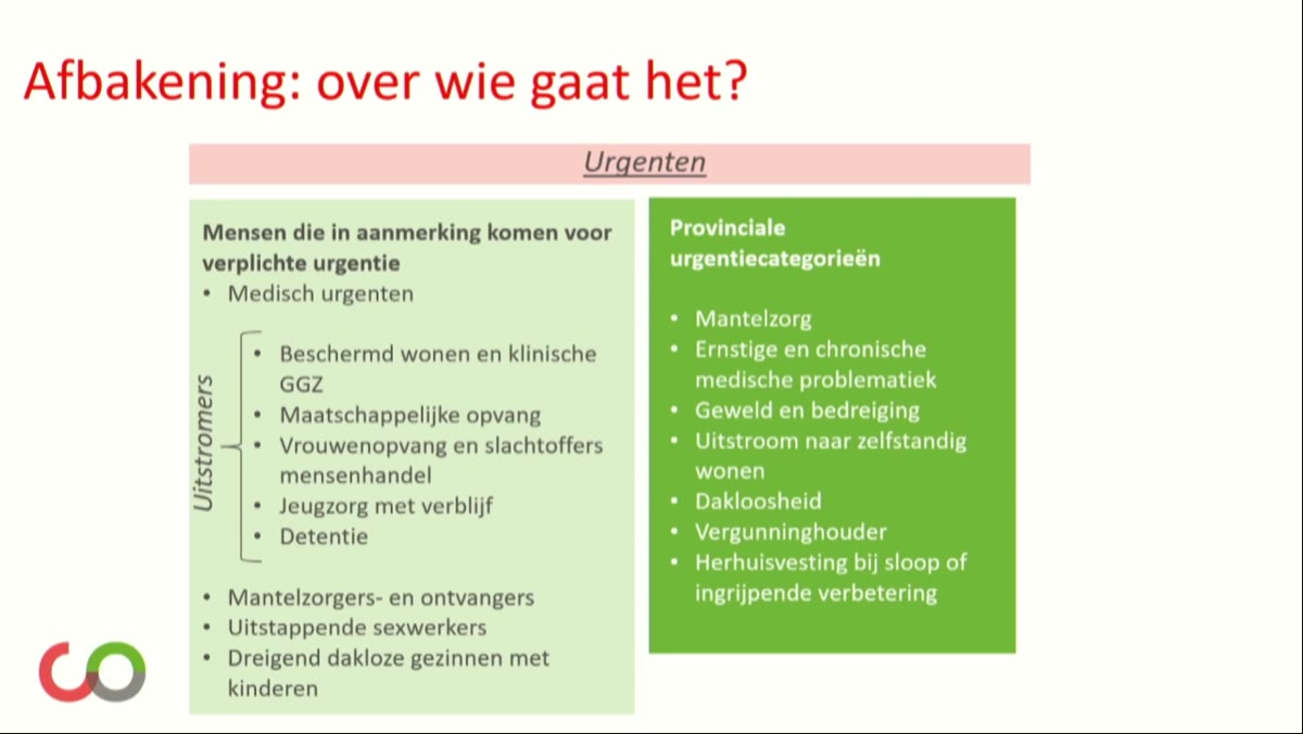 Beeld uit de opname van de informerende bijeenkomst van Aa en Hunze