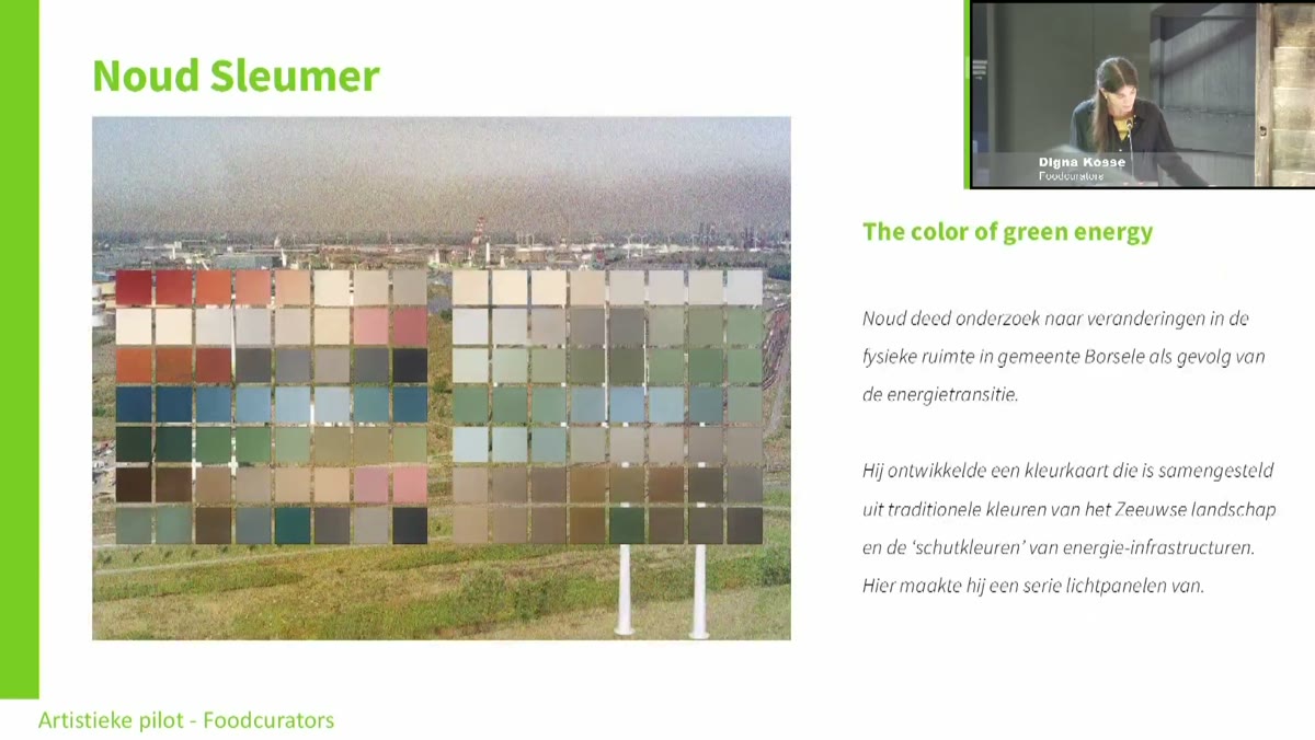 Beeld uit de opname van de inforaad culturele broedplaats, inforaad scenariostudie borsele, kaderraad locaties bedrijventerrein van Borsele